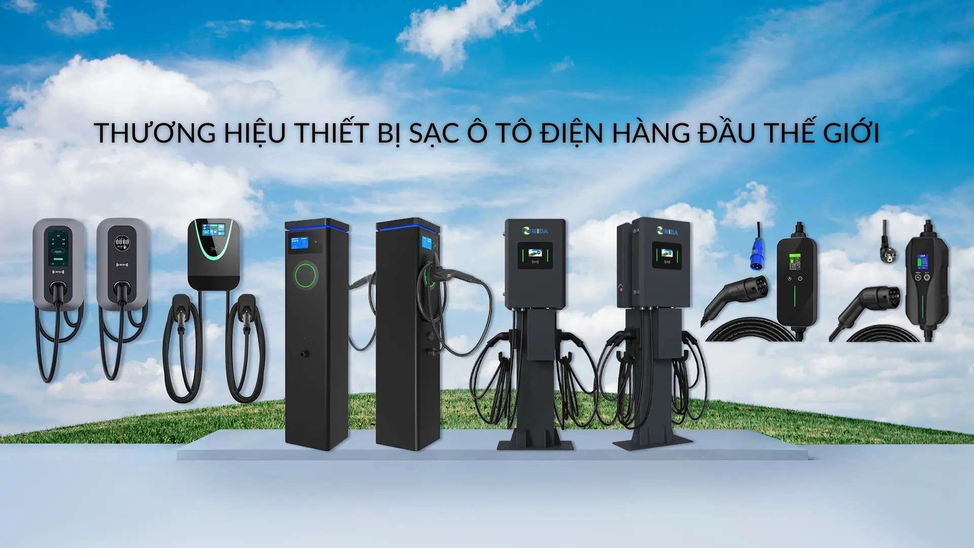 Danh sách thiết bị sạc của Mida đang phân phối chính hãng